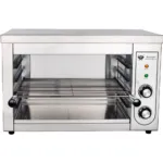 Salamandra din inox, dimensiuni 58x40x38 cm, gratar detasabil, temperatura 0-300C_img_01