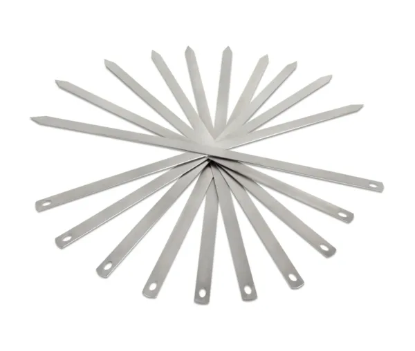 Set 10 tepuse inox pentru gratar, lungime 600 mm, latime 20 mm_img_00