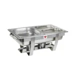 Set 2 Chafing dish profesional inox 1xGN 11, 1xGN12, 2xGN14, pentru mentinere calda_img_06