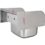 Spalator inox de maini cu robinet 40x40x46 cm, cu spatar 3 laturi, montaj perete_img_05