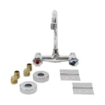 Spalator inox de maini cu robinet 40x40x46 cm, cu spatar 3 laturi, montaj perete_img_07