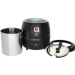 Supiera electrica, inox, 9 litri, 400 W, temperatura reglabila, 340x340x370 mm_img_01