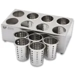 Suport inox tacamuri 8 compartimente, dim 505x305x200mm, BBK-8_img_02