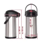 Termos cu pompa, 5.0 litri, dublu perete, maner pliabil, 170x420 mm_img_05