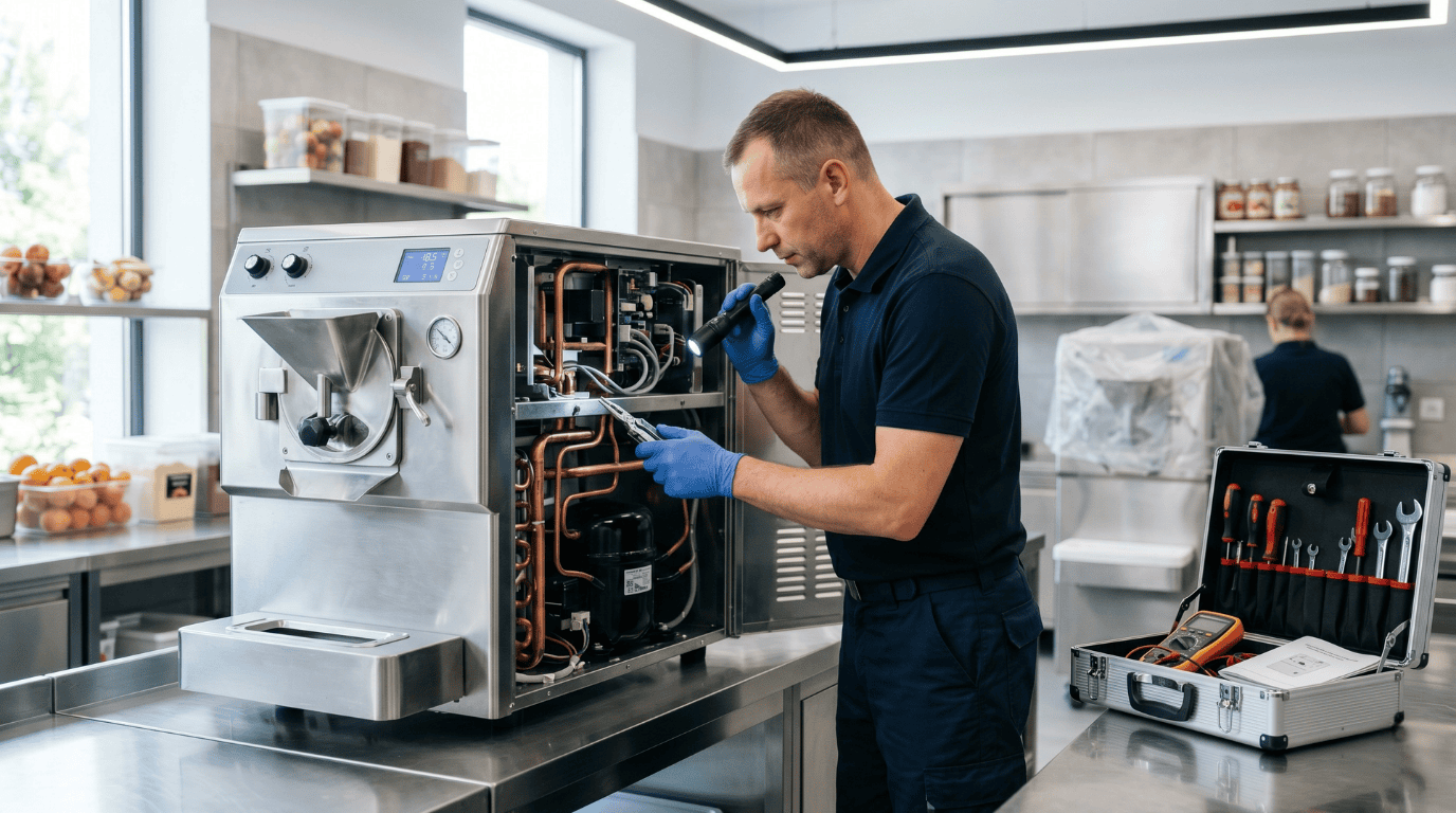 service si suport tehnic pentru echipamente gelaterie profesionale