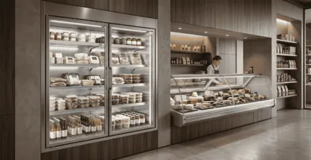 vitrina frigorifica verticala si vitrina frigorifica orizontala pentru afaceri comerciale