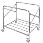 Carucior de rufe pliabil pentru hotel, albastru, 86x65x80 cm, capacitate 400 litri_img_10