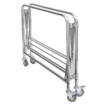 Carucior de rufe pliabil pentru hotel, albastru, 86x65x80 cm, capacitate 400 litri_img_12