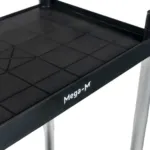 Carucior gastronomic kelner, 80x40x95 cm, 2 polite, aluminiu, plastic_img_05