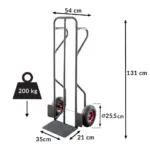 Carucior transport magazin, TM220, 200 kg, inaltime 131 cm, latime 54 cm_img_01