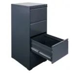 Dulap metalic birou FURVERO W4S, 4 sertare, 45x62x134 cm, grafit_img_02