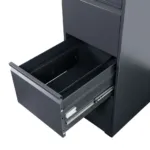 Dulap metalic birou FURVERO W4S, 4 sertare, 45x62x134 cm, grafit_img_03