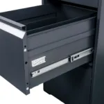 Dulap metalic birou FURVERO W4S, 4 sertare, 45x62x134 cm, grafit_img_04