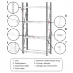 Raft metalic 4 polite, inaltime 200 cm, lungime 200 cm, adancime 50 cm, capacitate 200 kg_img_06