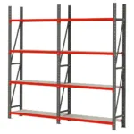 Raft metalic 8 polite, inaltime 240 cm, lungime 325,5 cm, adancime 40 cm, capacitate 450 kg_img_01