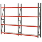 Raft metalic 8 polite, inaltime 240 cm, lungime 425,5 cm, adancime 40 cm, capacitate 350 kg_img_01