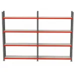 Raft metalic 8 polite, inaltime 240 cm, lungime 425,5 cm, adancime 40 cm, capacitate 350 kg_img_02