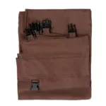 Sac pentru carucior de rufe hotelier, 2 compartimente, gri-maro, 90x85 cm_img_02