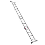 Scara aluminiu pliabila 4x4, 16 trepte, cu podest, lungime 452 cm_img_01