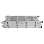 Scara aluminiu pliabila 4x4, 16 trepte, cu podest, lungime 452 cm_img_10