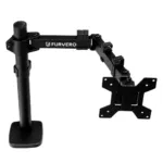 Suport monitor birou FURVERO, 1 brat reglabil, 10-32 inch, negru_img_02
