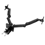 Suport monitor birou FURVERO, 2 brate reglabile, 13-27 inch, gaz, negru_img_03