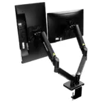 Suport monitor birou FURVERO, 2 brate reglabile, 13-27 inch, gaz, negru_img_14