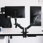Suport monitor birou FURVERO, 2 brate reglabile, 13-27 inch, gaz, negru_img_19
