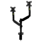 Suport monitor birou FURVERO, 2 brate reglabile, 22-32 inch, gaz, negru_img_01