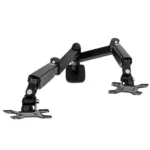 Suport monitor birou FURVERO, 2 brate reglabile, 22-32 inch, gaz, negru_img_04