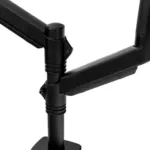 Suport monitor birou FURVERO, 2 brate reglabile, 22-32 inch, gaz, negru_img_09