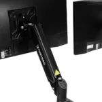 Suport monitor birou FURVERO, 2 brate reglabile, 22-32 inch, gaz, negru_img_18