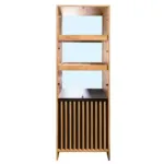 Vitrina magazin dulciuri, 60x60x180 cm, stejar kraft_img_01
