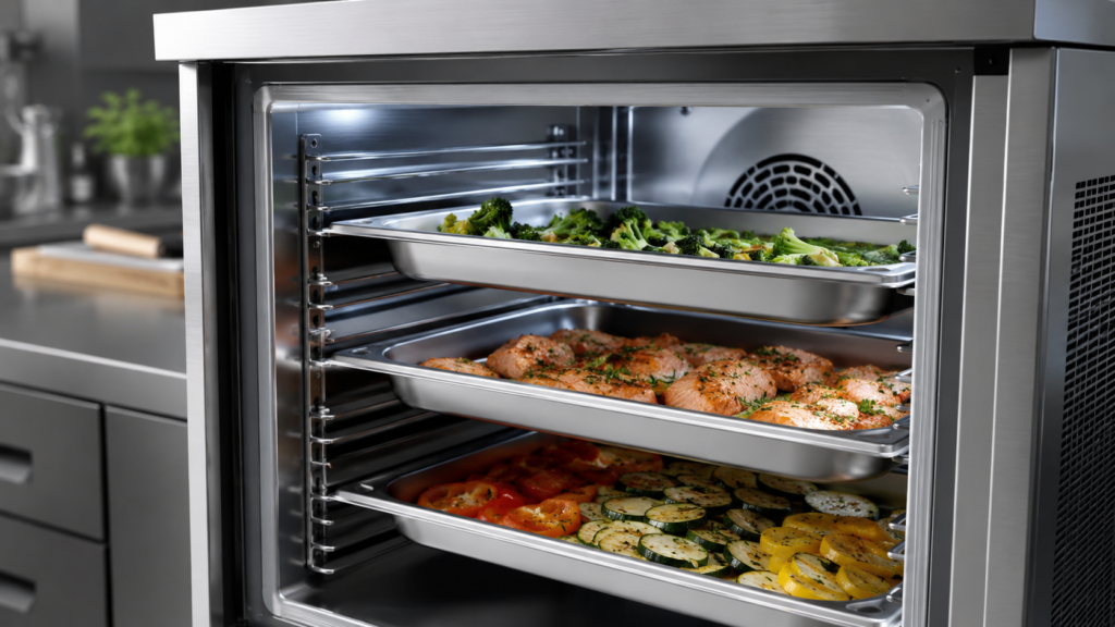 abatitor blast chiller cu tavi inox pentru racire rapida