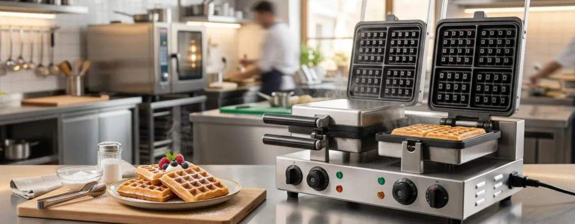 aparat vafe profesional pentru deserturi profitabile în HoReCa