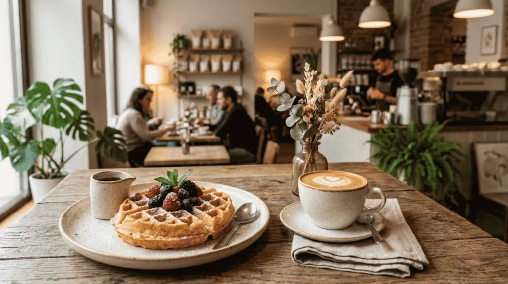 aparat waffe profesional pentru cafenea și cofetărie