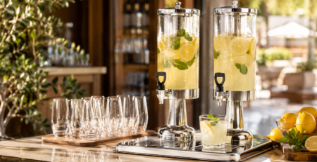 Dozator suc profesional cu limonada rece pentru bar si terasa HoReCa