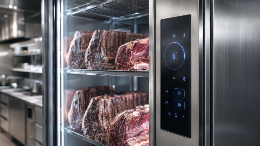 frigider maturare carne cu temperatură controlată pentru vită