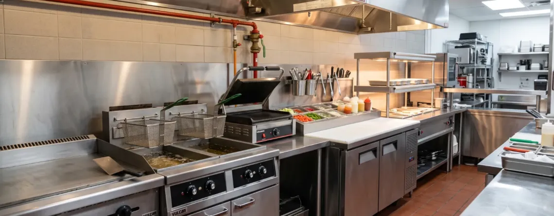 Echipamente Fast Food pentru flux profesional într-o bucătărie HoReCa