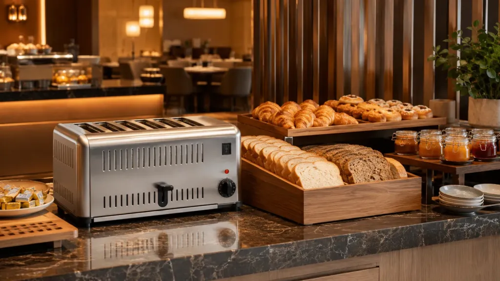 toaster profesional pentru echipamente mic dejun hotelier