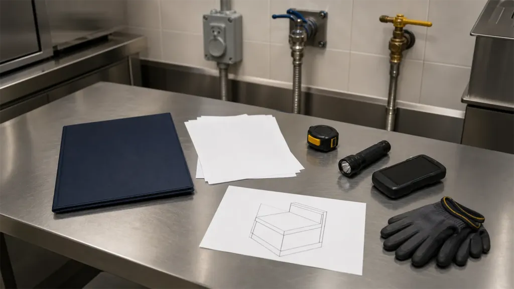 Documente și instrumente pentru verificarea unui utilaj HoReCa