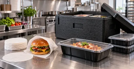Ambalaje takeaway pentru burger, paste și transport izotermic