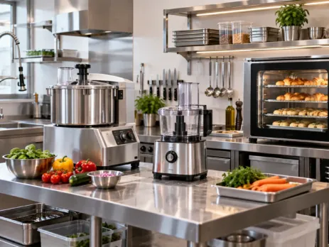 Bucătărie HoReCa cu echipament multifuncțional și utilaje dedicate