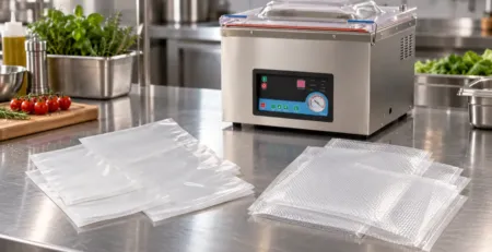 Pungi vacuum netede vs gofrate pentru HoReCa