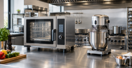 comparatie echipamente horeca într-o bucătărie profesională modernă