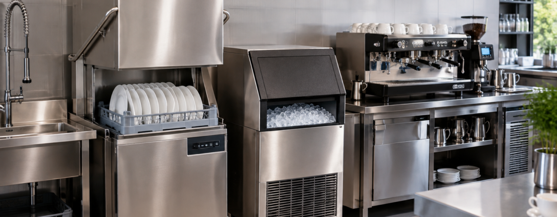 Stație HoReCa cu racord apă echipamente HoReCa pentru spălare, gheață și cafea