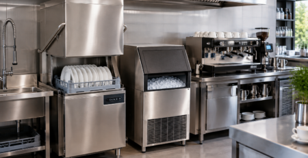 Stație HoReCa cu racord apă echipamente HoReCa pentru spălare, gheață și cafea