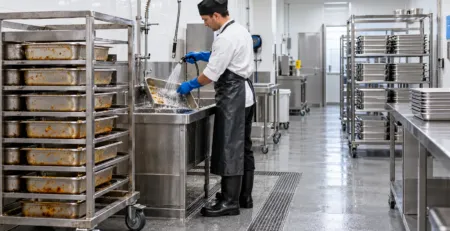 spălare cărucioare catering